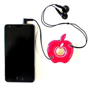 EARPHONE WINDER_Apple[Deep Pink]